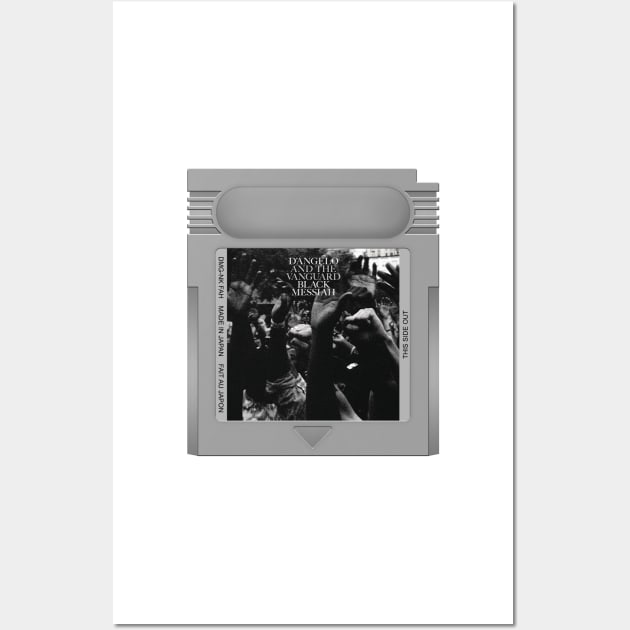 Black Messiah Game Cartridge Wall Art by PopCarts